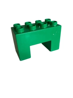 Lego Duplo most tm. zelený hranatý 2. jakost